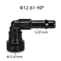 12.61mm Engine Fuel Line Connector 90 Deg