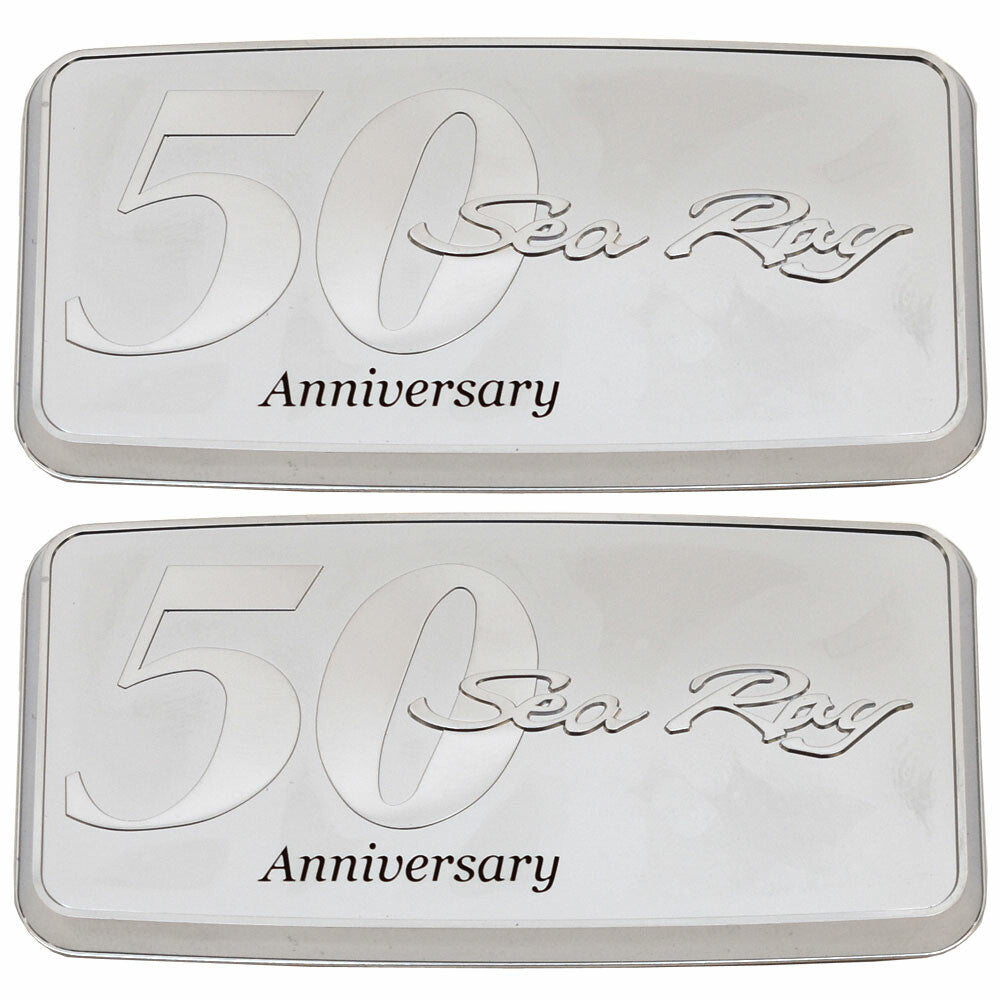 Sea Ray Boat Emblem Decal 50th Anniversary Set of 2 by Sea Ray
