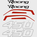 Mercury Racing Boat Top Cowling Decals 37-8M0159581 by Mercury Racing
