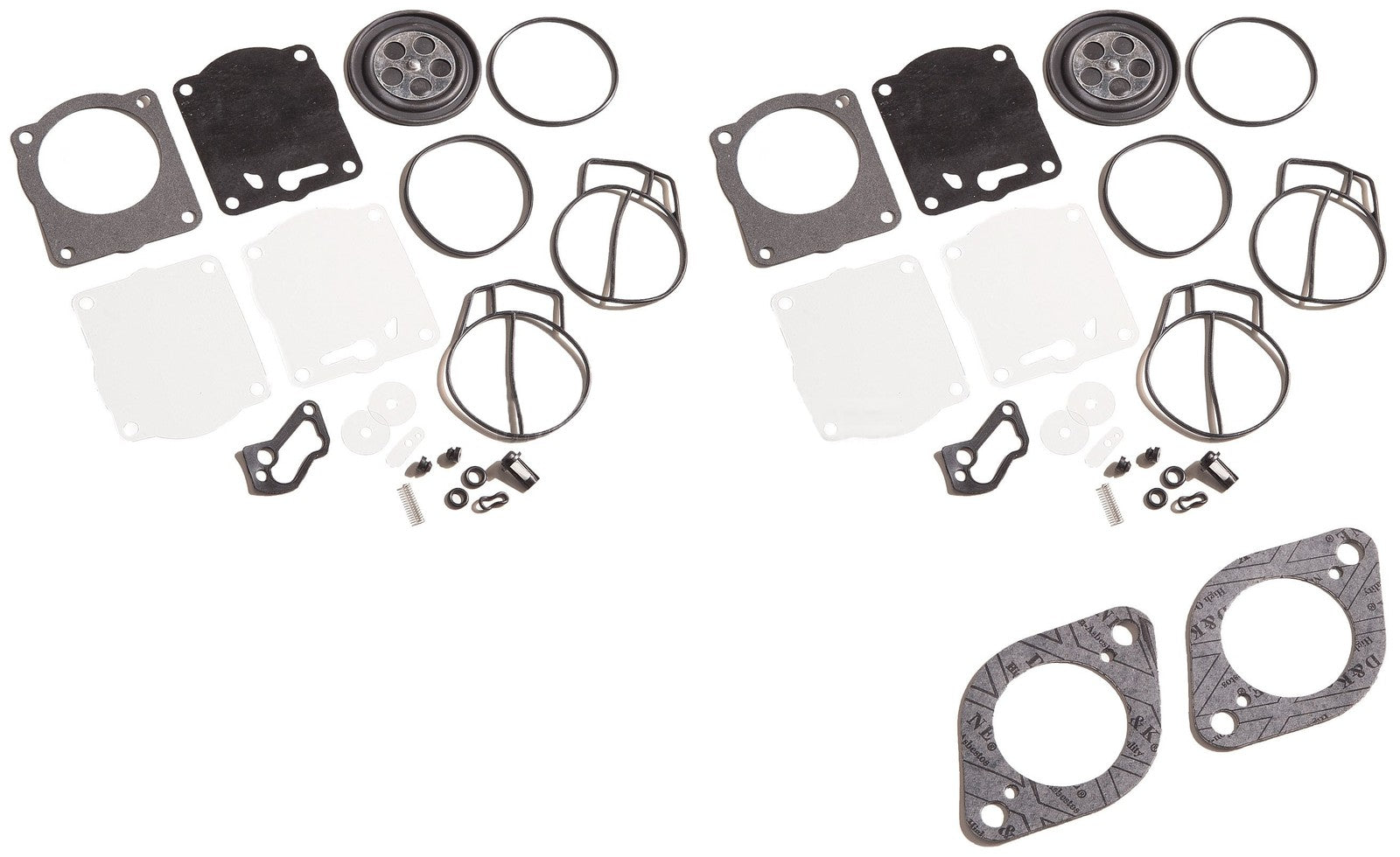 Sea Doo 947 951 GTX 1998-2001 Dual Twin Carb Rebuild Kit & Base Gasket