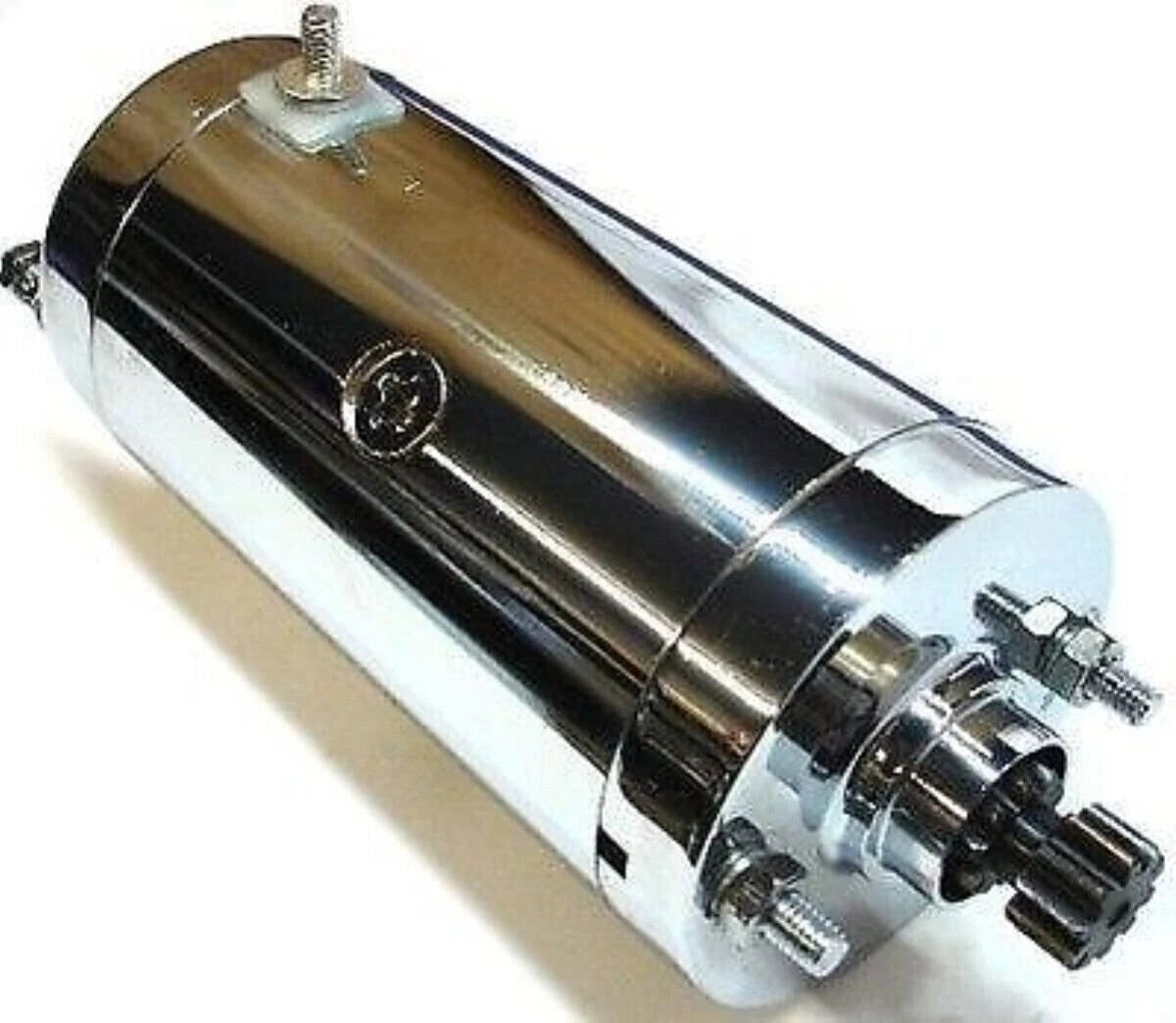 New Chrome Starter For Harley Davidson Mgl4004, P66a, P66-a 1941-1984