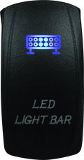 Dragonfire Racing Lighted Switch Led Light Bar On/off Blue