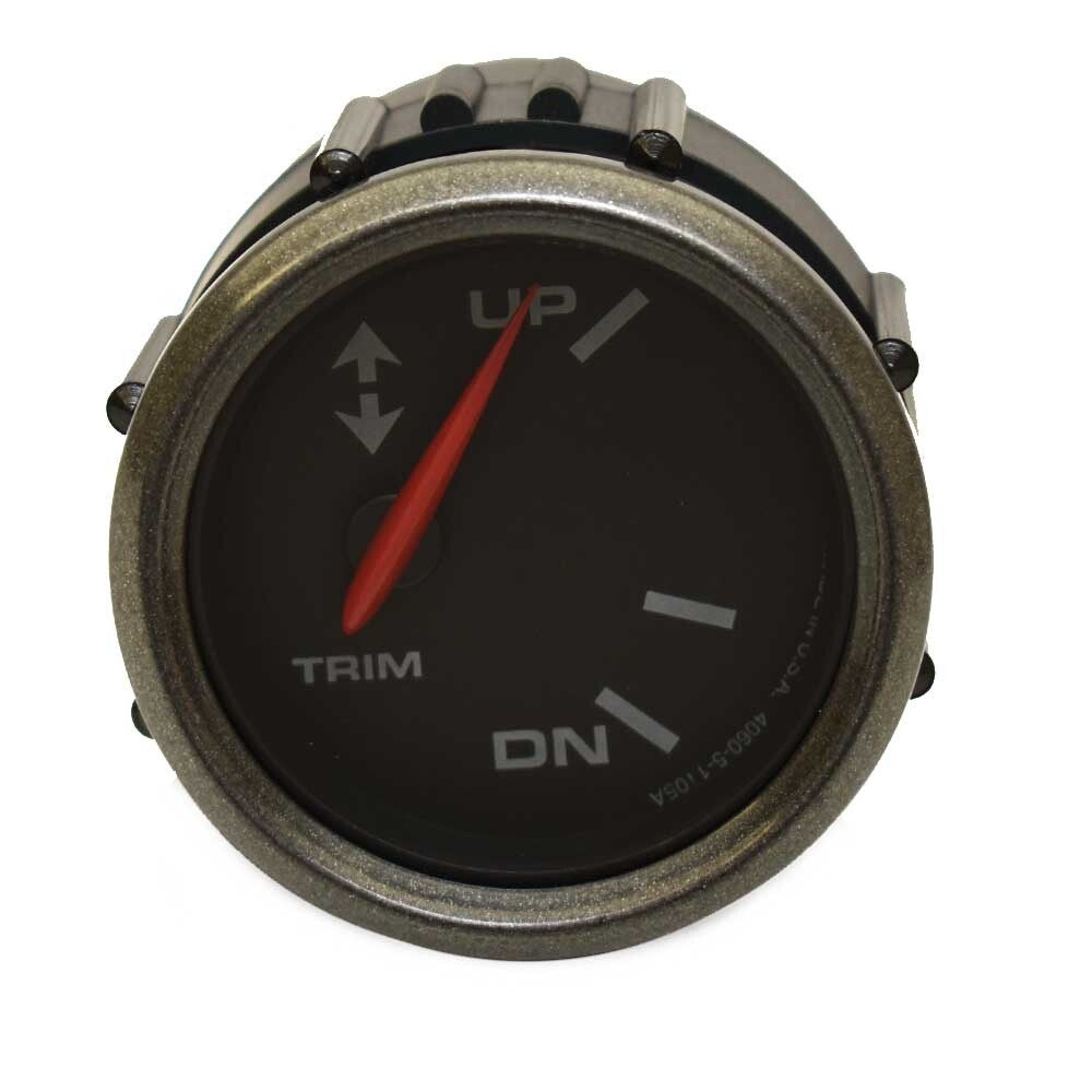 Faria Boat Trim Gauge GP7764A Mercury 2 Inch Metallic Black by Faria
