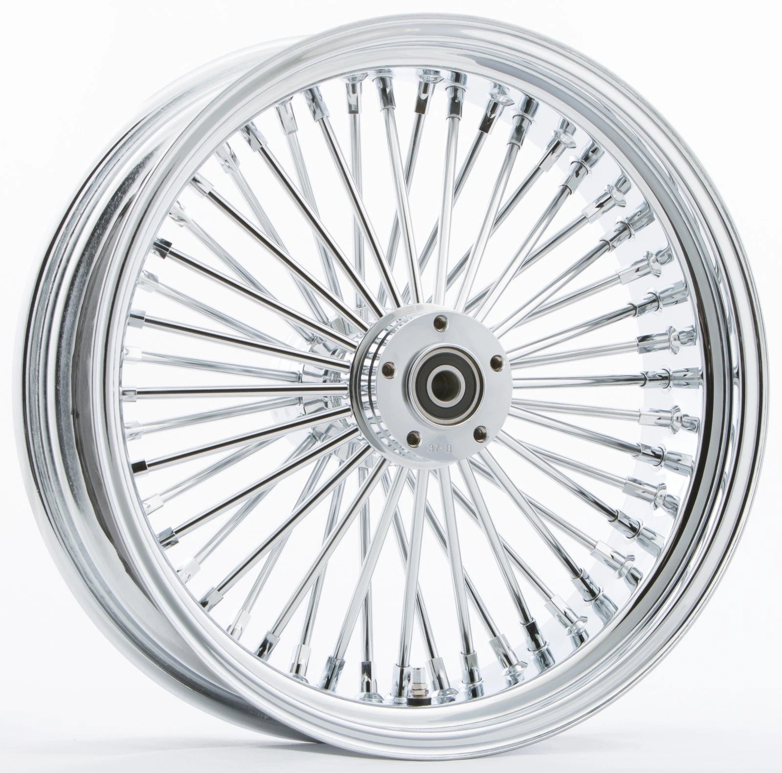 Harddrive Chrome 48 Big Spoke Wheel For V-twin Motorcycles 1984-1999