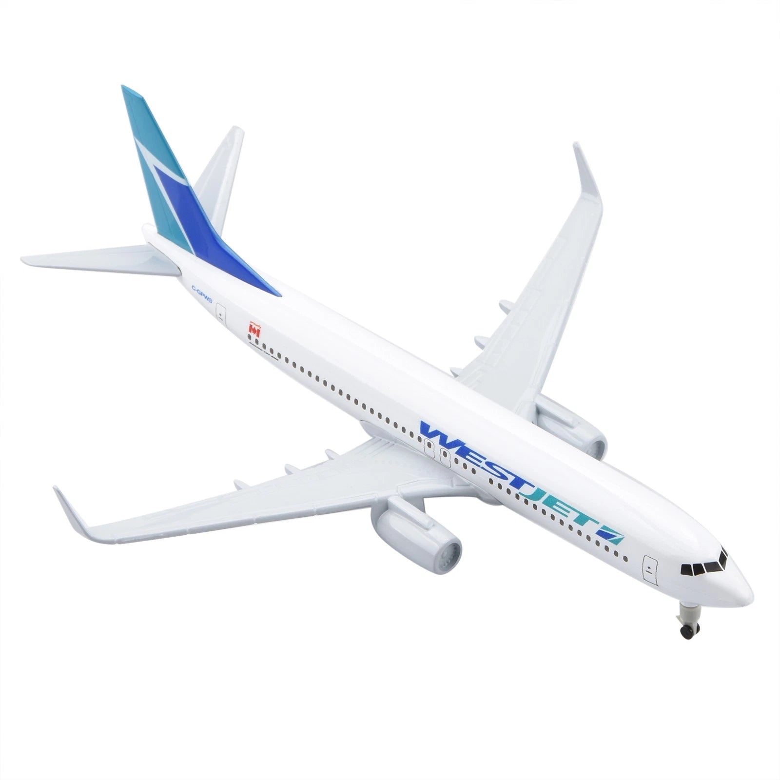 1/300 20cm American Westjet B737 Airplane Model Alloy Diecast