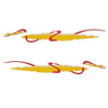 Rinker Boat Graphic Decals E-Racer Yellow Set of 2 by Rinker