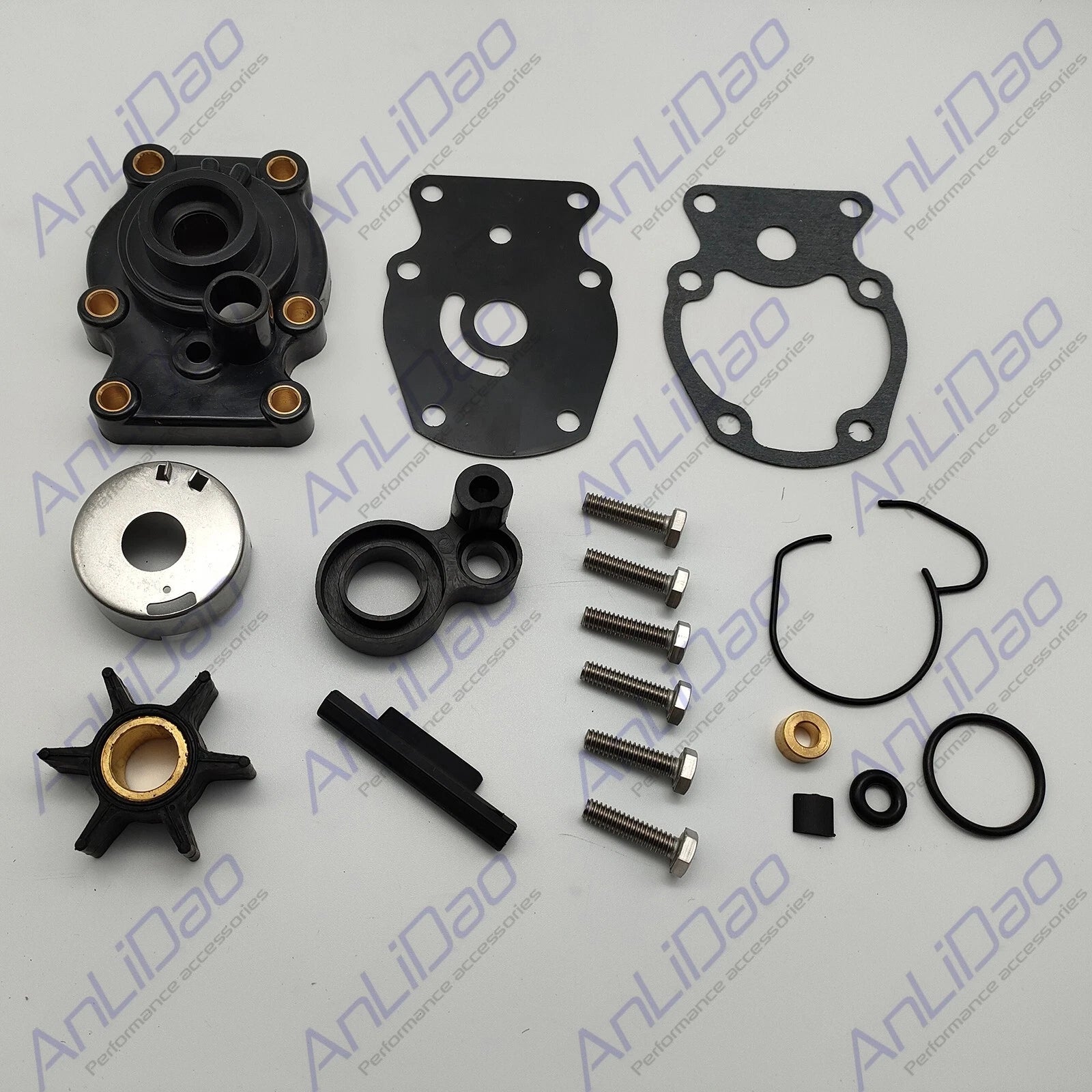 Fit Johnson Evinrude 20 25 30 35hp 2-stroke Water Pump Impeller Kit