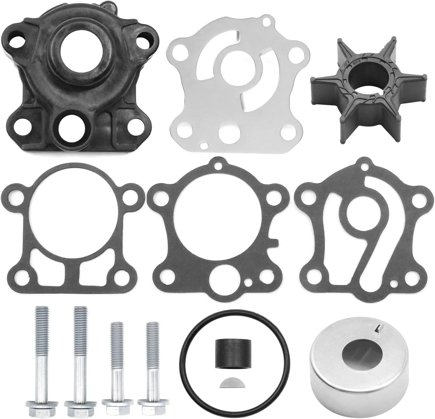 Yamaha Water Pump Impeller Kit & Housing 6h4-w0078-a0 40 50 Hp