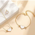 Heart Jewelry Set with Pendant