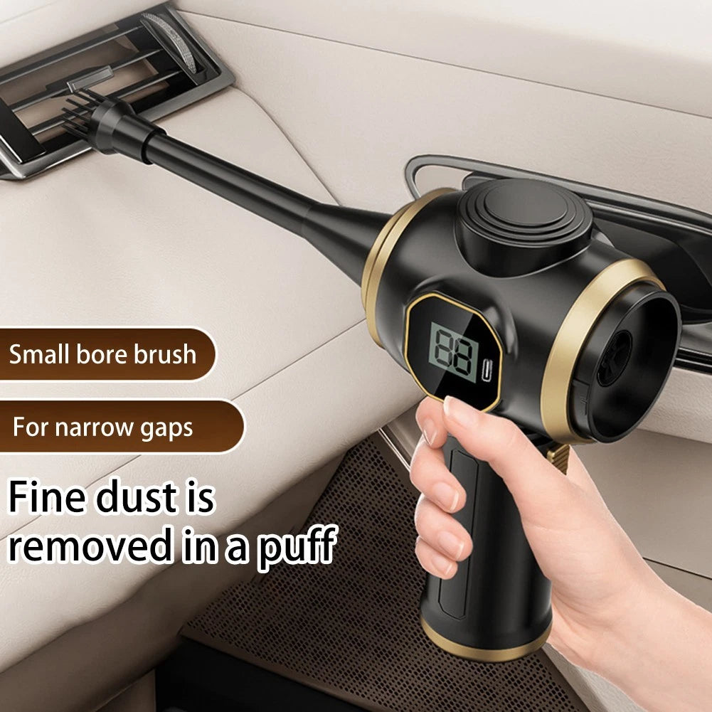 Effective Cleaning Solution Compact Car Vacuum With Extended Nozzle