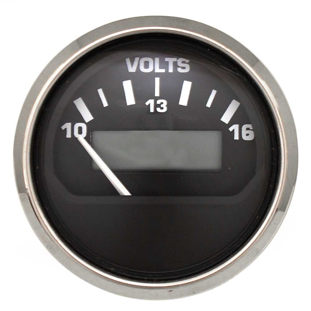 Faria Boat Volt Gauge GH0014A Hour Meter 2 Inch by Faria
