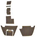 Rinker Boat Non-Skid Mats Q5 OB Swim Platform Brown Set of 7 by Rinker