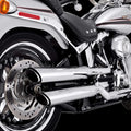 Vance & Hines Hd Softail Fatboy 07-17 Twin Slash Chrome Pcx Slip-on