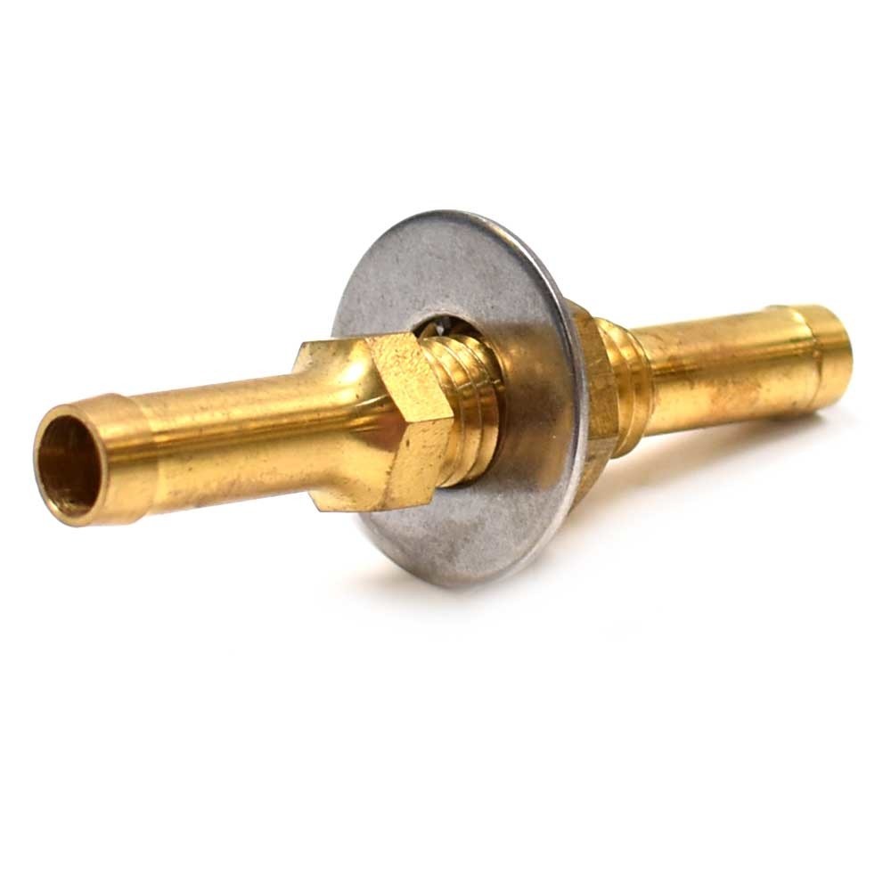EVM Boat Fuel Line Splicer Brass 3/8 Inch by EVM
