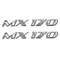 Raised Boat Decals Larson Glastron MX 170 Black/Silver by Larson / Glastron