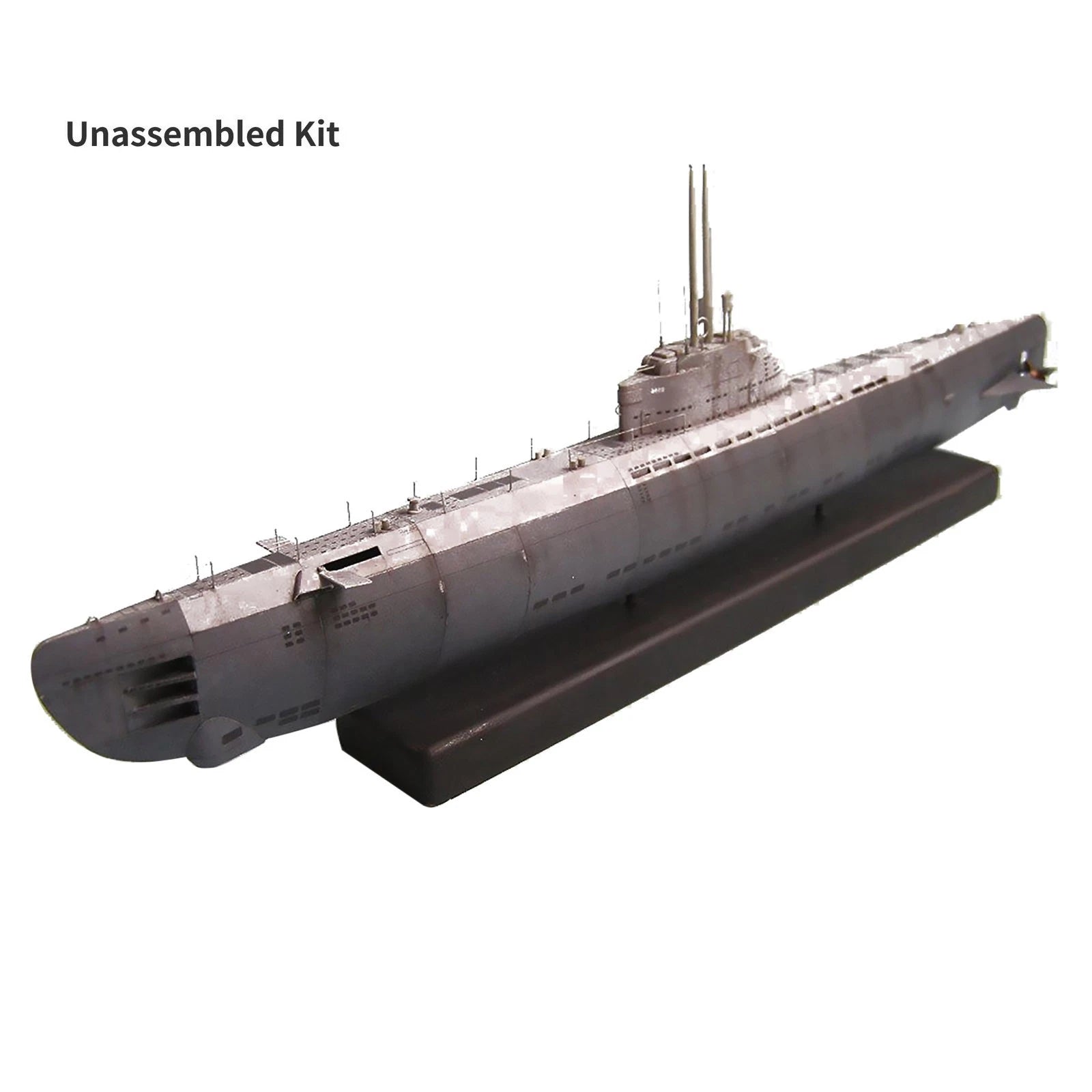 Diy 35cm 1:200 U-2536 U-boot Type Xxi Submarine Paper Model Beautiful