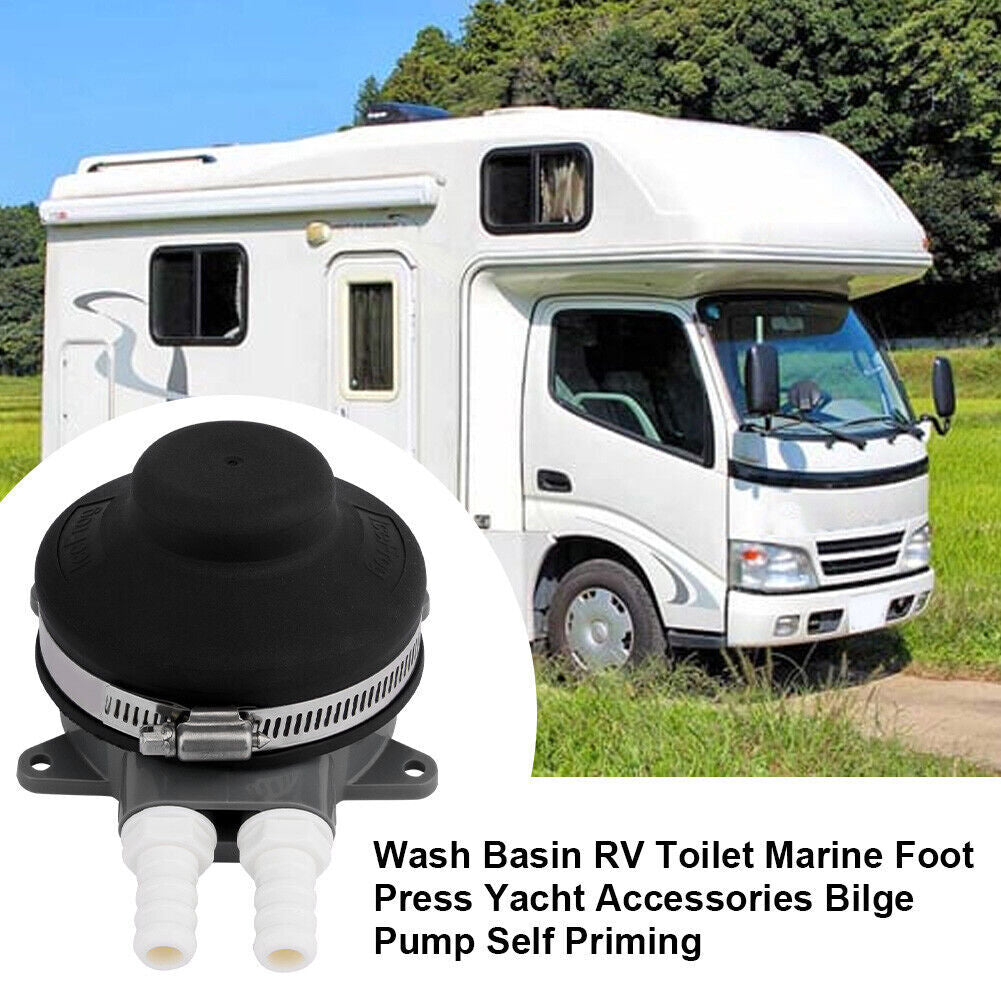 Marine Boat RV Baby Galley Foot Water Pump for 1/2Opens in a new window or tab
