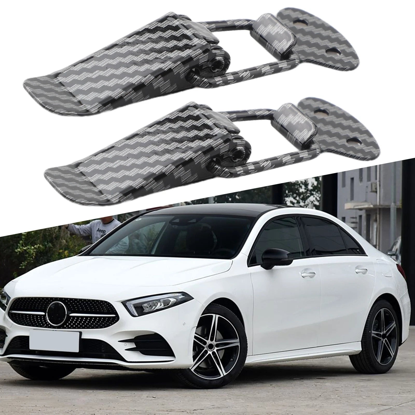 Carbon Fiber Clip Set Of For 2 For Automotive Bumpers And Easy