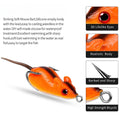 Realistic Frog Lure Weedless Hook System