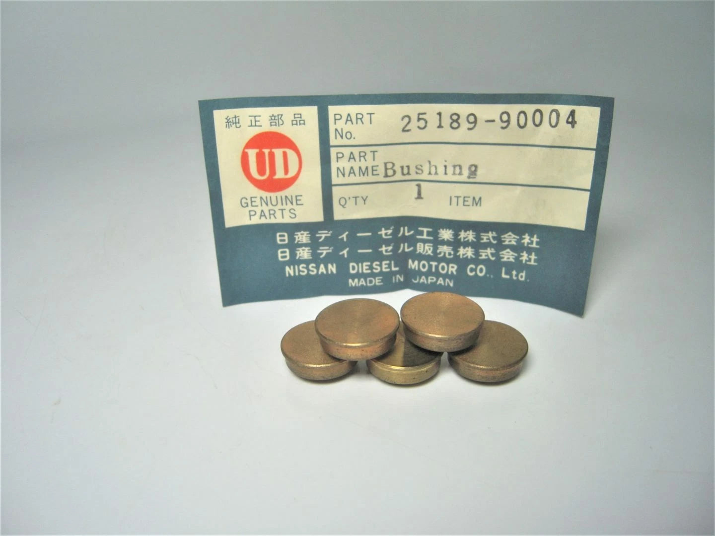 Nissan 25189-90004 *Qty 5* Oem ~New~ Forklift Engine Bushings - Free