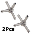 Aluminum Coolant Hose Outlet 2pcs For For Golf Variant 4motion