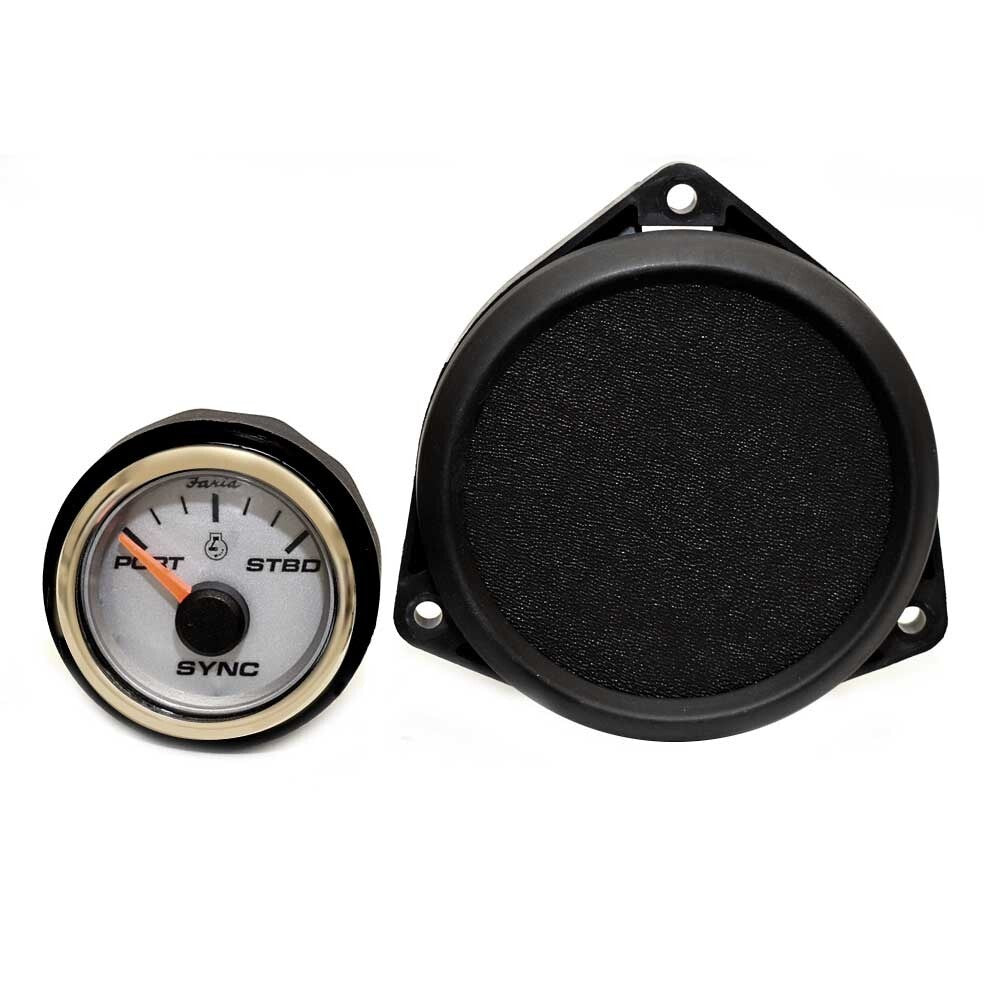 Faria Boat Synchronizer Gauge Pod Diesel by Faria