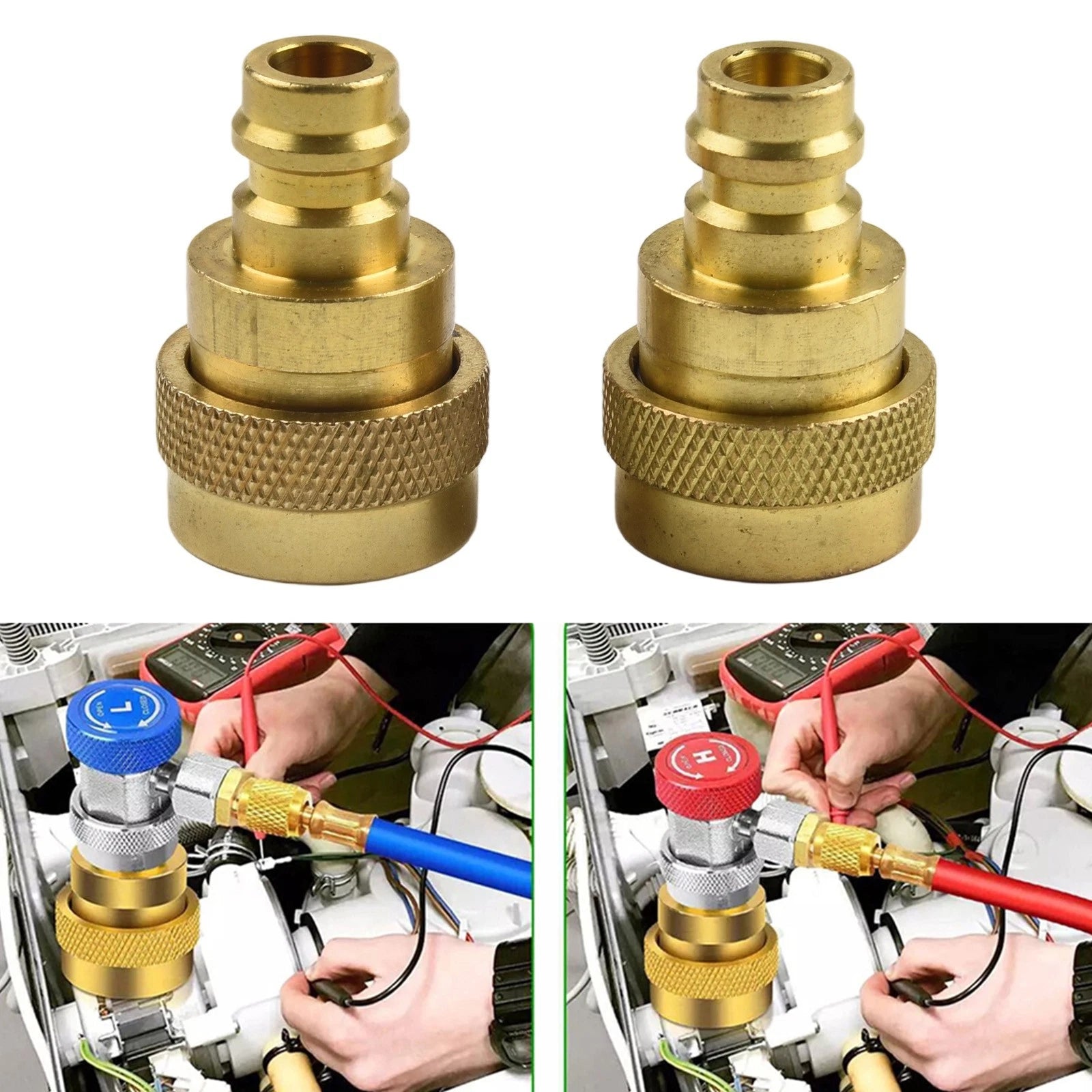 Adjustable Brass Adapter For Air Conditioning | Hook & Hull Co
