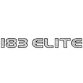 Ranger Boat Decal 183 ELITE Mirrored Silver Black by Ranger