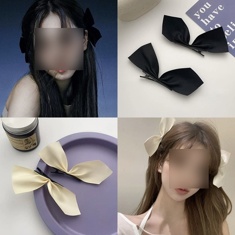 Bow Hair Clip with Side Clip