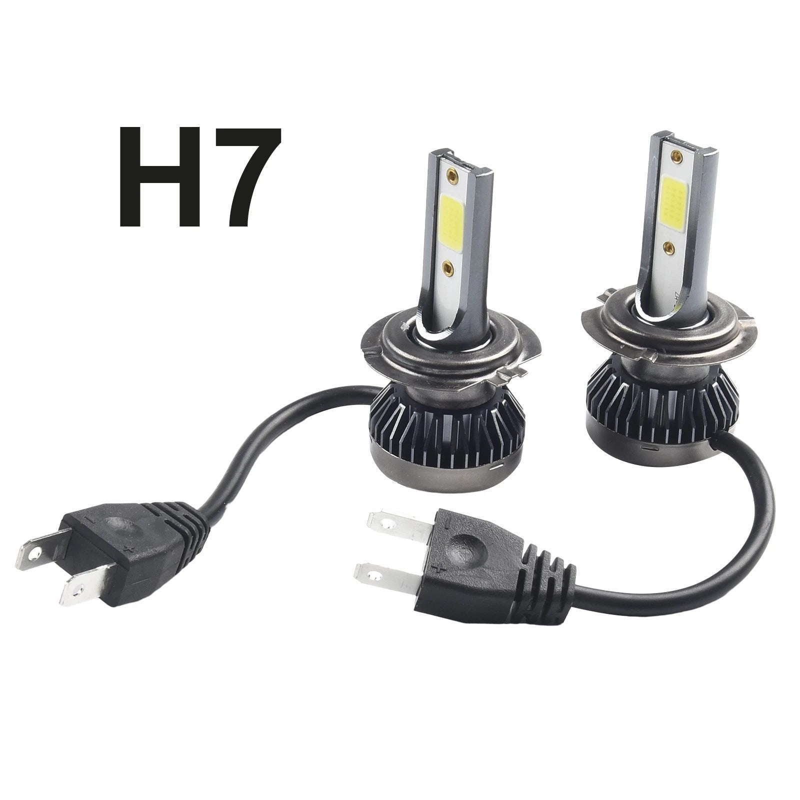 2x H7 Led Headlight 200W 20000lm Hi/low Bulbs Beam 6000k Canbus Error