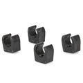 Parker Boat Storage Clips 115604 | 1/2 Inch Black (Set Of 4)