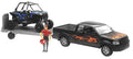 Newray Die Cast Model Polaris Rzr Xp1000 & Flame Pickup Set, Scale