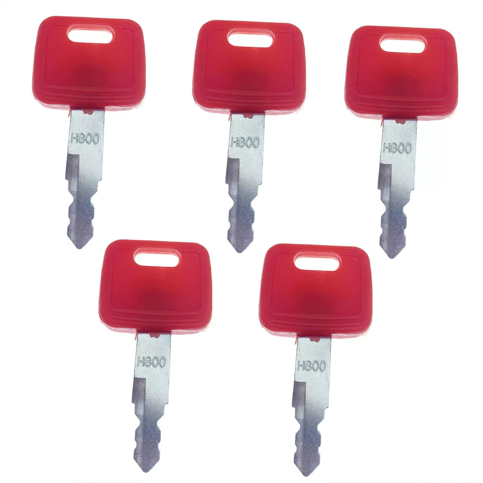 5x Keys H800 At194969 At147803 For John Deere Hitachi Case Dozer New