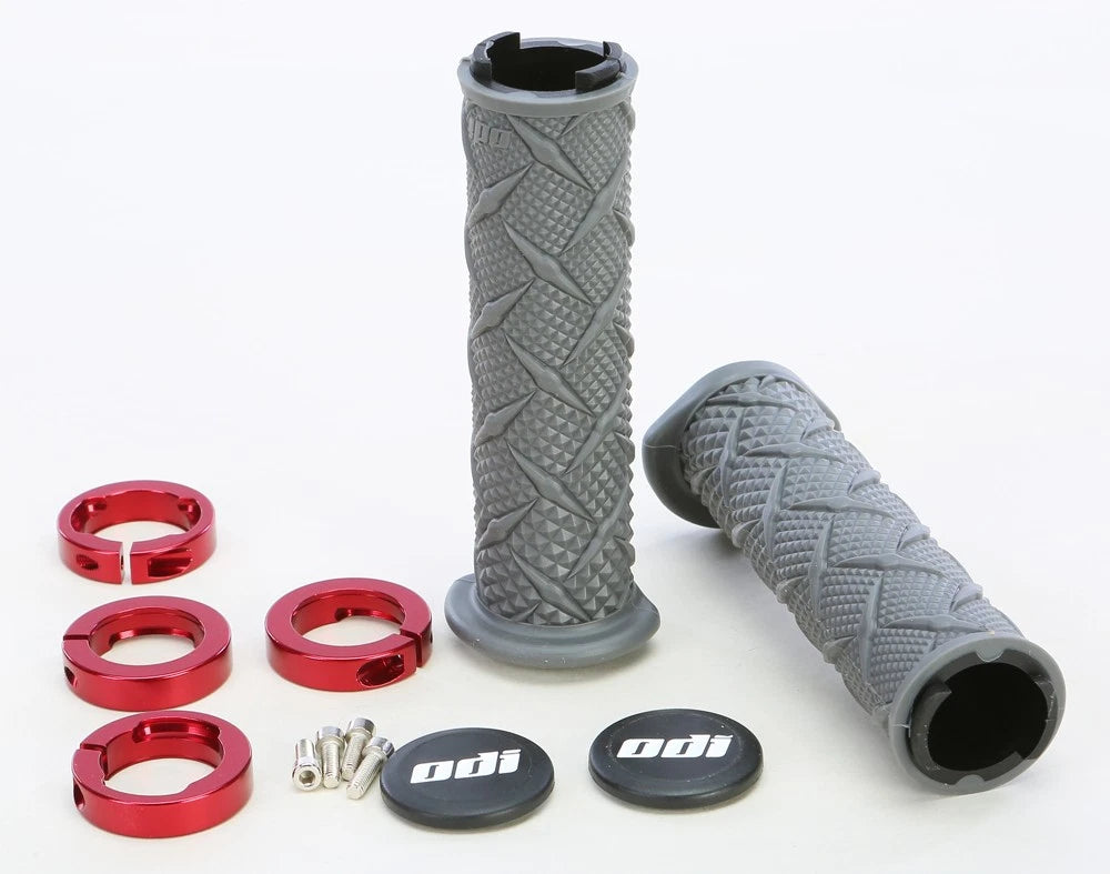 Odi Atv X Treme Lockon Grip Red For Atv/utv Handlebar Control 206-1254