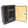 Lowe Boat Fire Extinguisher Storage Box Black Starboard by Lowe