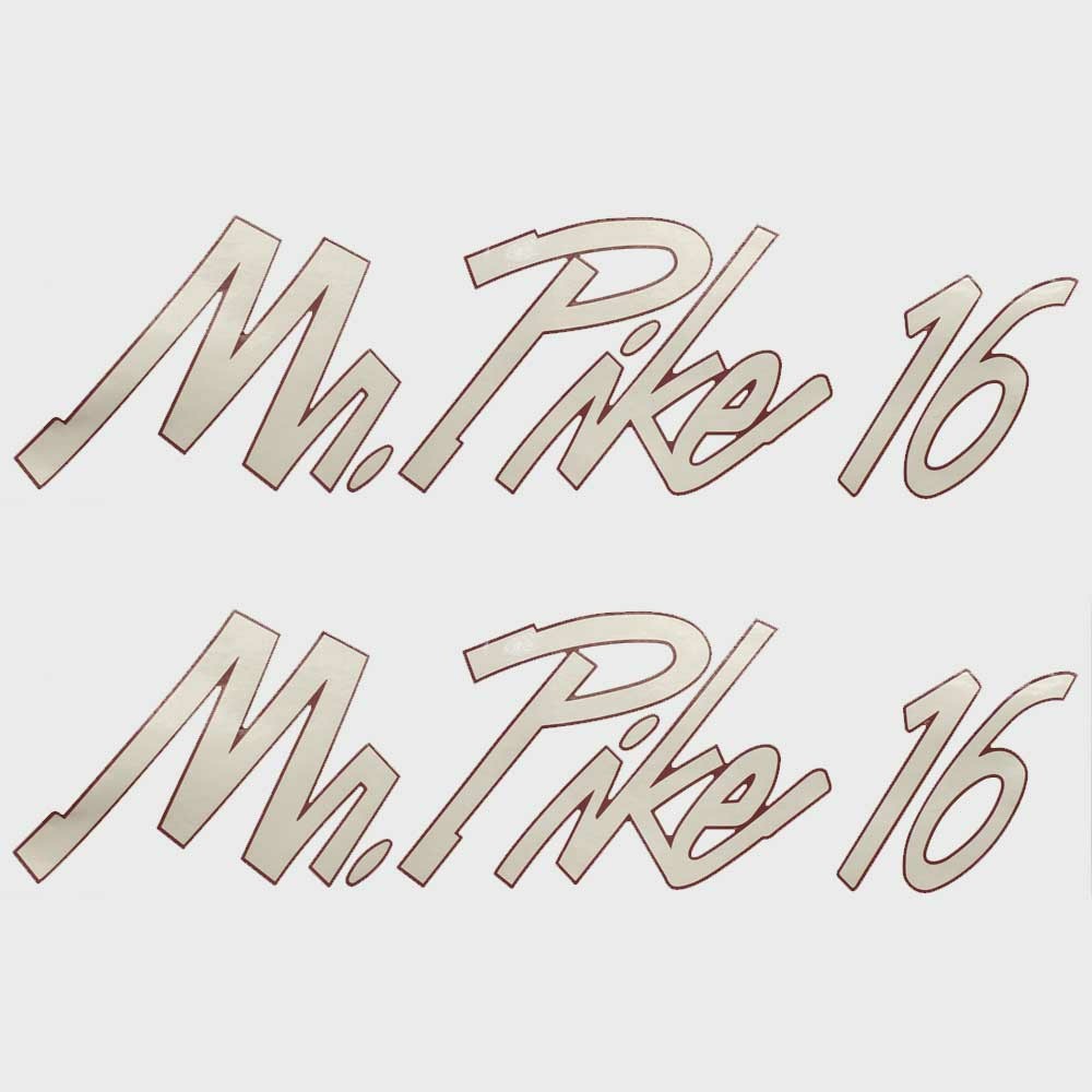 Decal Stickers Lund Mr Pike 20 1/2 x 5 1/2 Inch by Lund