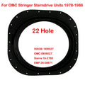 Marine Plate Seal Boot for OMC Stringer 800 Transom