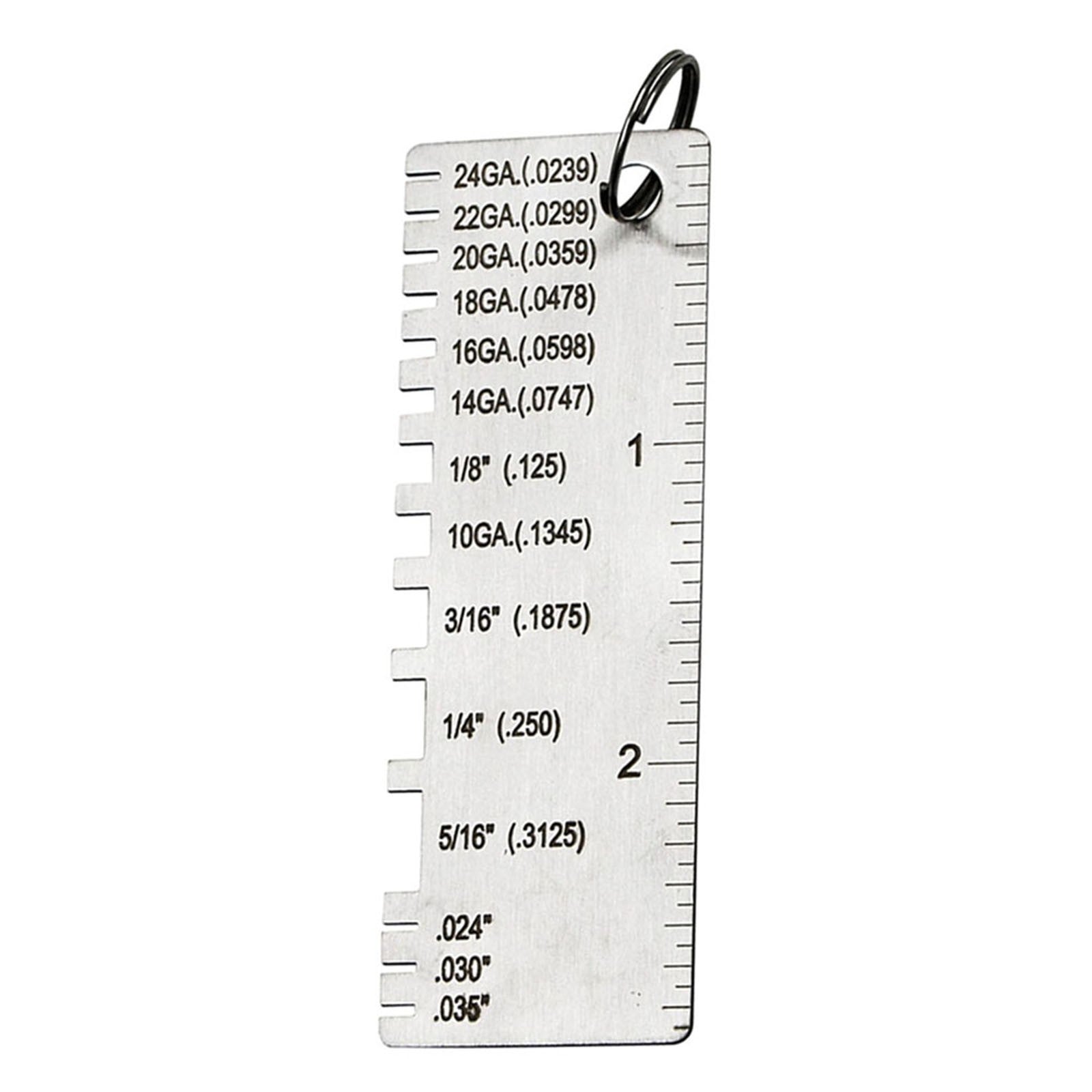 Thickness Gauge Tools Portable Stainless Steel