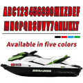 Boat Registration Sticker Decals