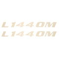 Lowe Boat Decal L1440M Ivory Vinyl 11 1/4 Inch by Lowe