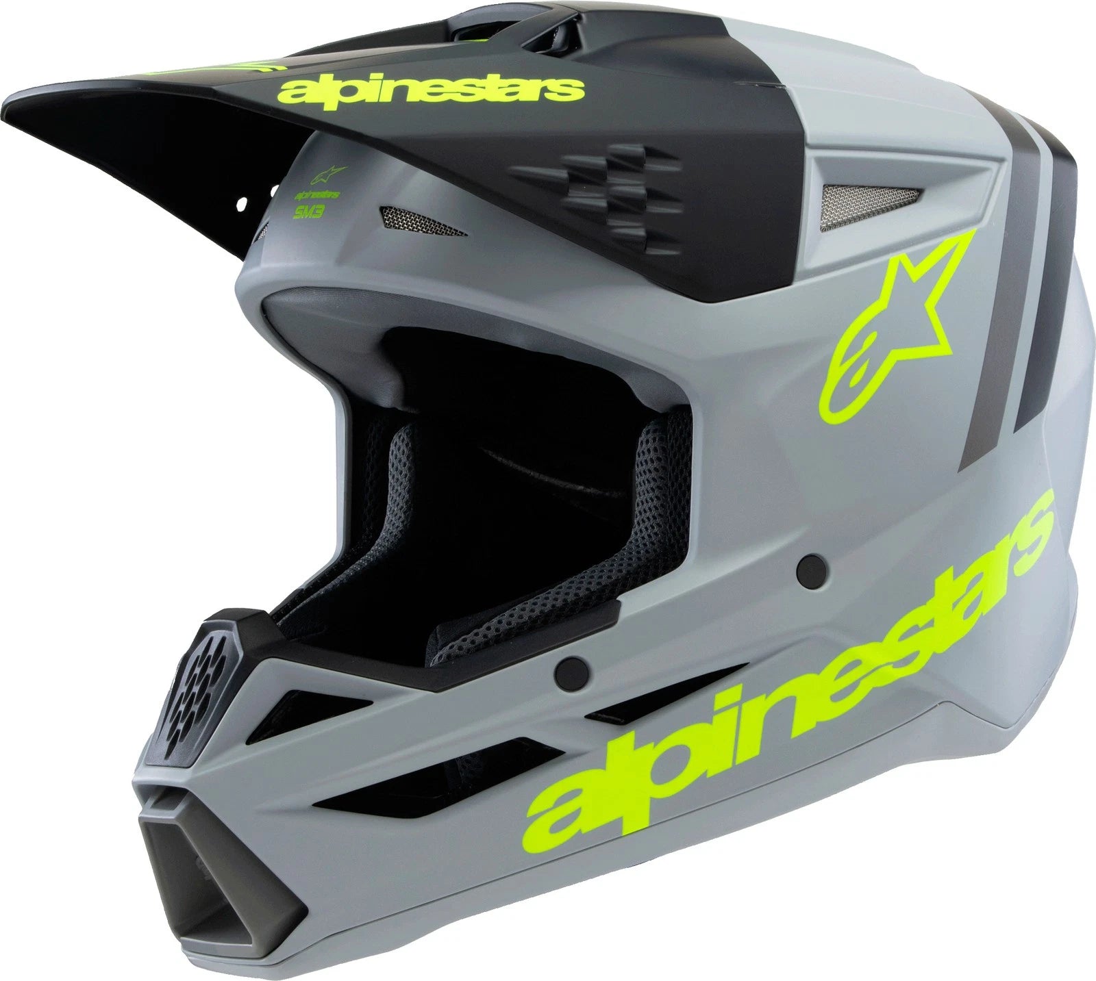 Alpinestars Sm3 Youth Radium Helmet Offroad Youth Small 3-4 Years