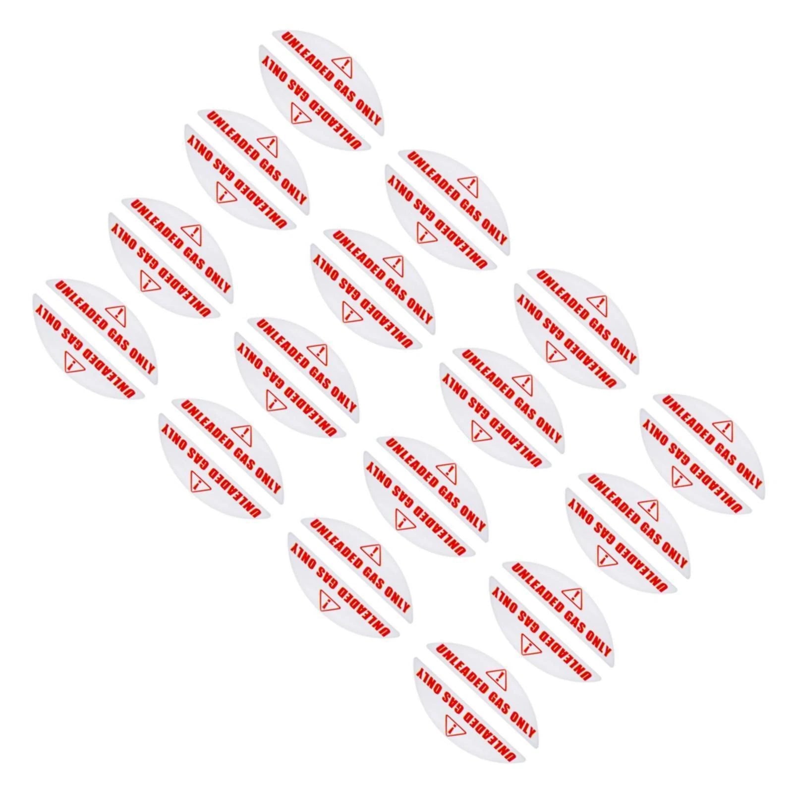 Unleaded Gas Only Fuel Gas Cap Stickers Weatherproof Decal 0.82'' X