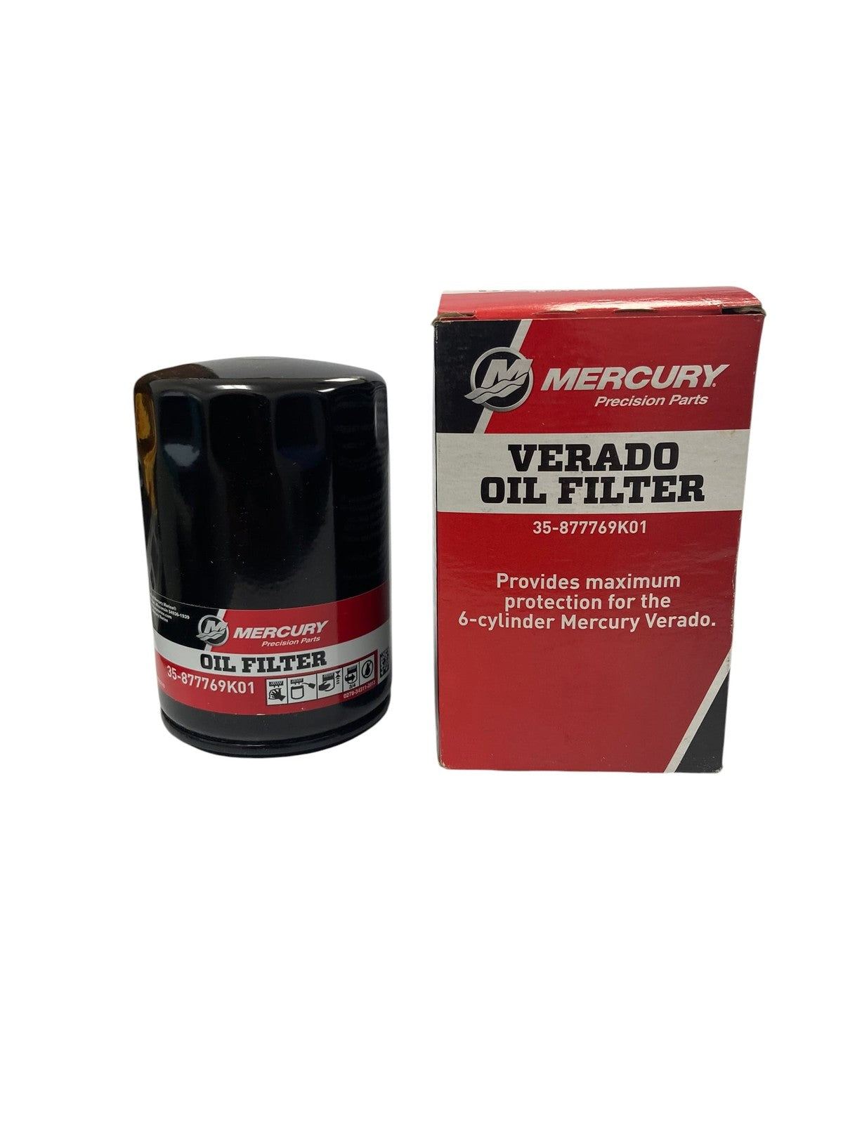 Mercury 35-877769k01, Verado Oil Filter For 200-235 Hp Verado