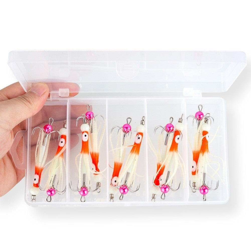 Glow Squid Hooks Stainless Steel Lures