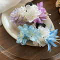 Fabric Flower Hair Clip for Marine Style