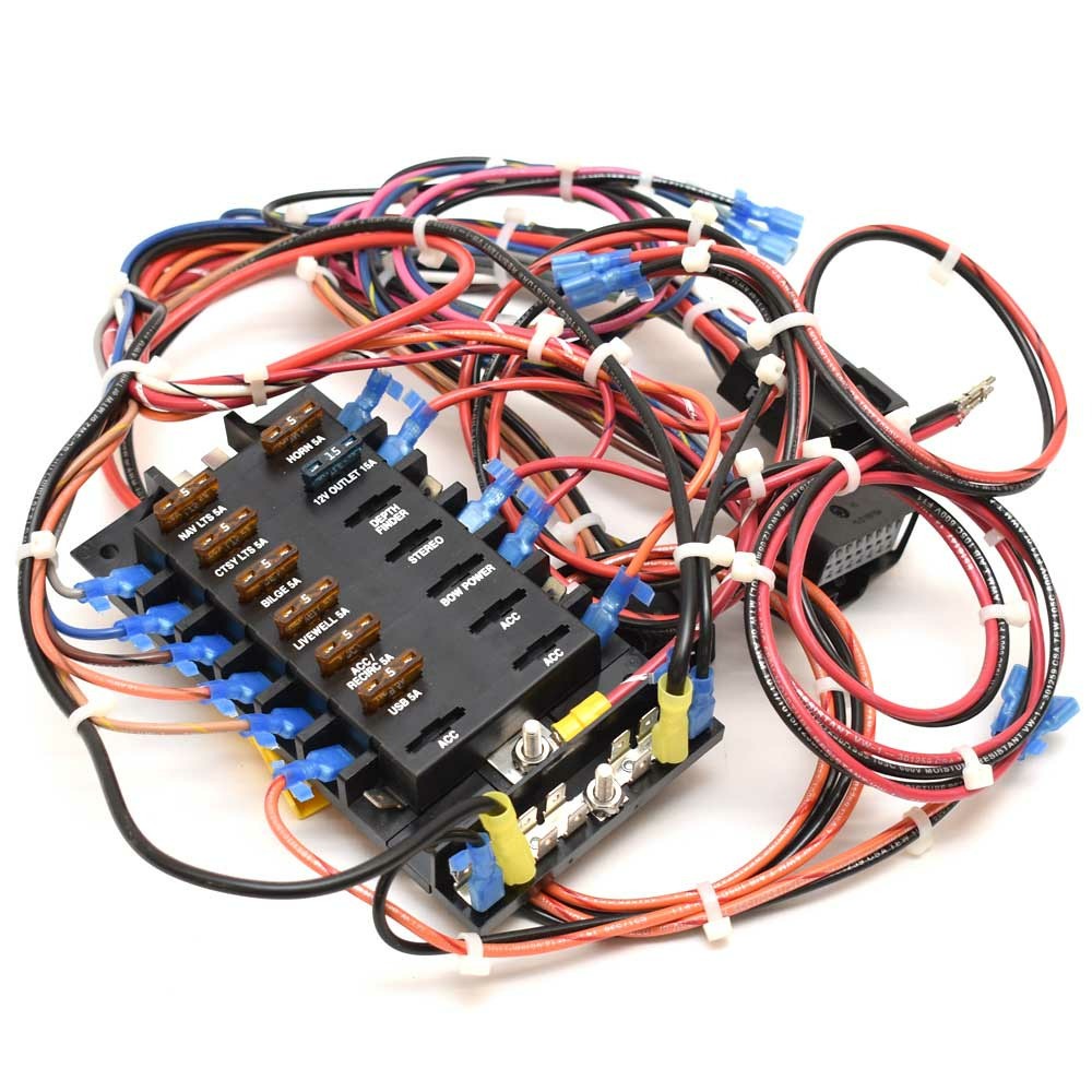 Boat Fuse Block Harness Lund 12V by GCS