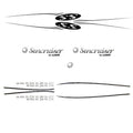 Lowe Boat Main Hull Decal Suncruiser SS Kit by Lowe