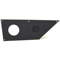 Bass Cat Boat Bow Panel | W/ 4 Spade Trolling Motor Receptacle Black