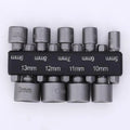 9pcs Metric Hex Socket Drill Bit Set 1/4 Drive Nut Driver-tool Kit