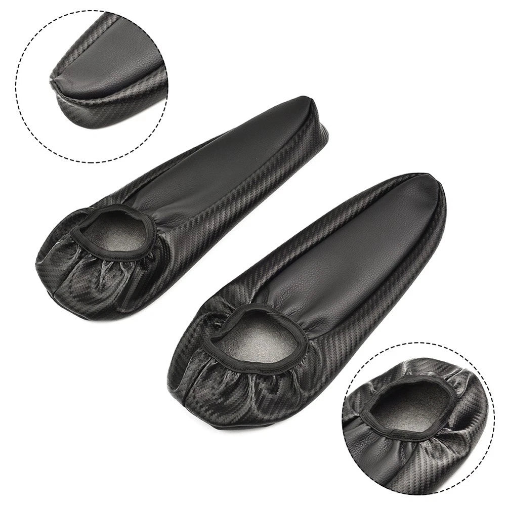 Carbon Fiber Console Armrest Cover High Quality Leather Trim
